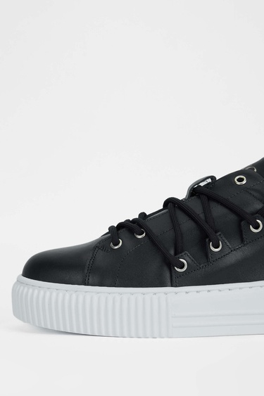  Tamer Tanca Erkek Hakiki Deri Lacivert Sneakers & Spor Ayakkabı