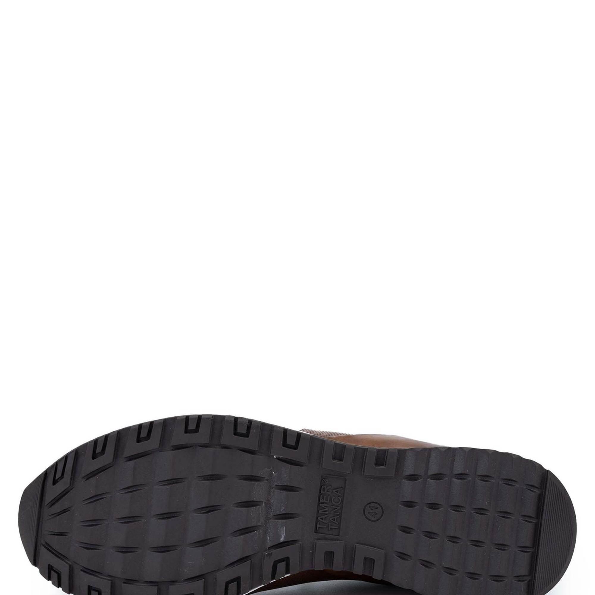 Tamer Tanca Erkek Hakiki Deri Kahverengi Sneakers & Spor Ayakkabı