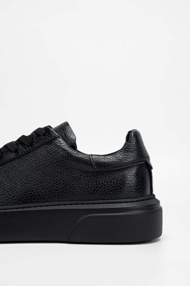  Tamer Tanca Erkek Hakiki Deri Siyah Taban Sneakers & Spor Ayakkabı