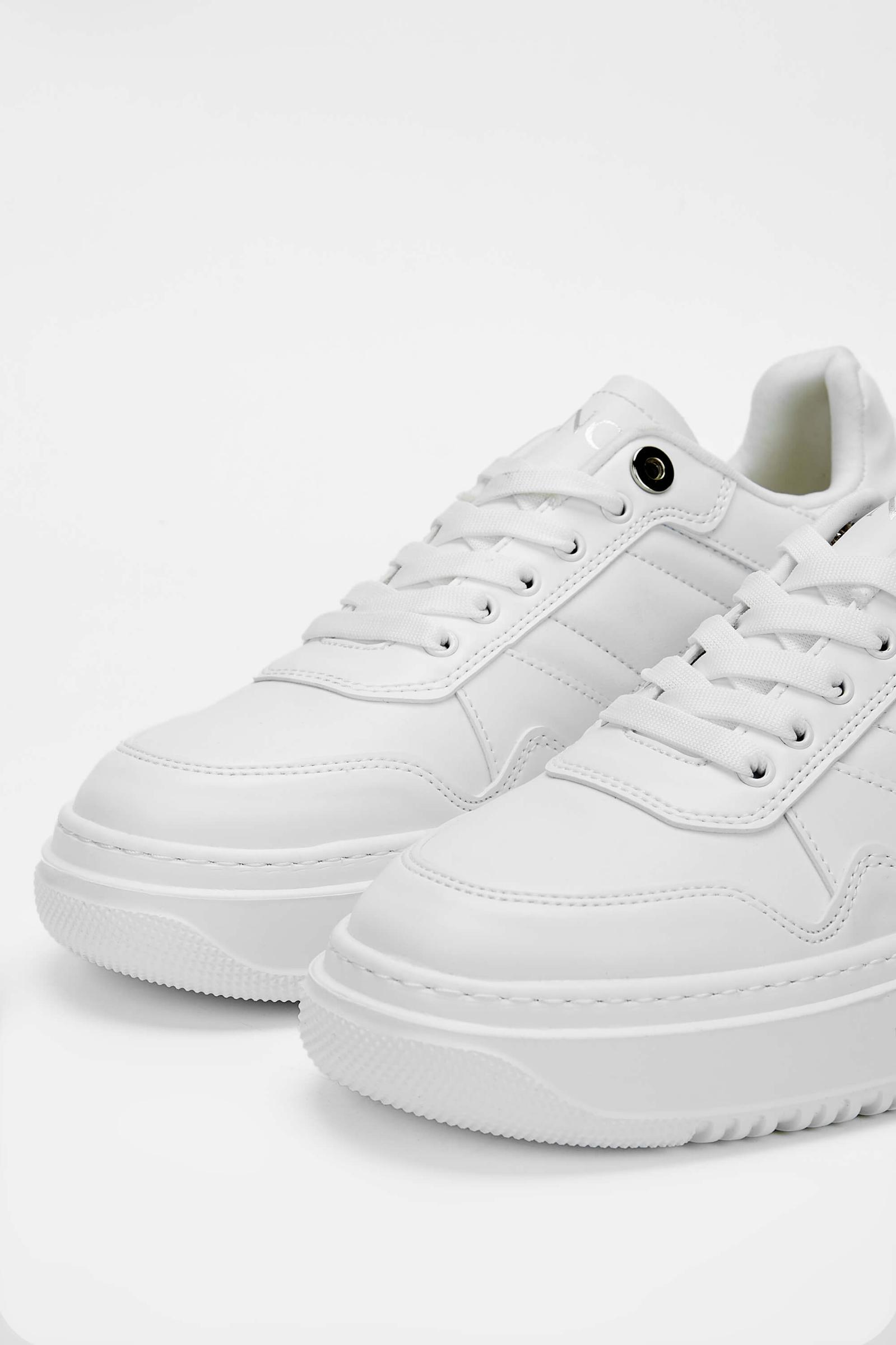 Tamer Tanca Tamer Tanca Erkek Vegan Beyaz Sneakers &amp; Spor Ayakkabı | FashFed Beyaz - 3. görsel