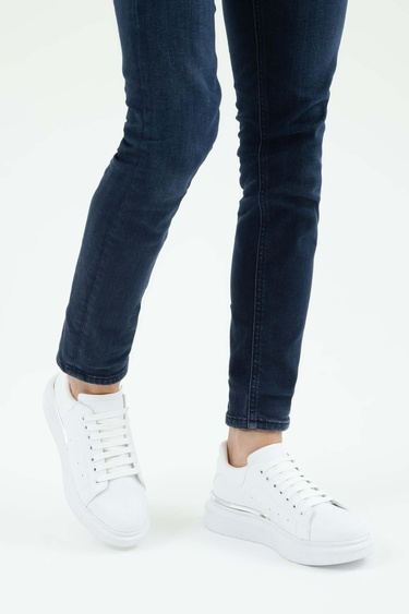  Tamer Tanca Erkek Vegan Beyaz Sneakers & Spor Ayakkabı
