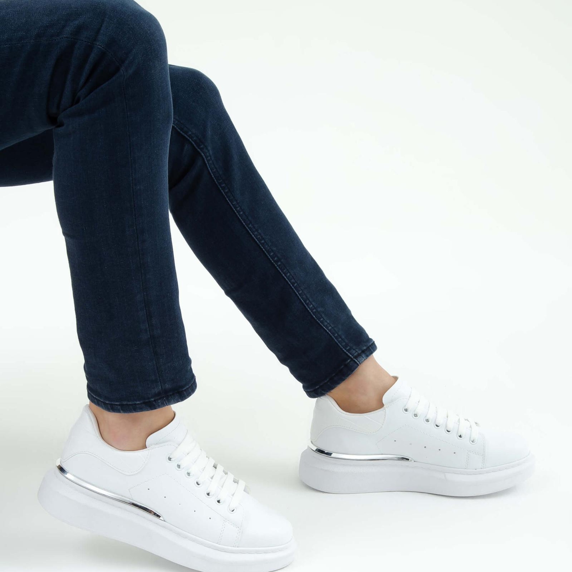 Tamer Tanca Erkek Vegan Beyaz Sneakers & Spor Ayakkabı