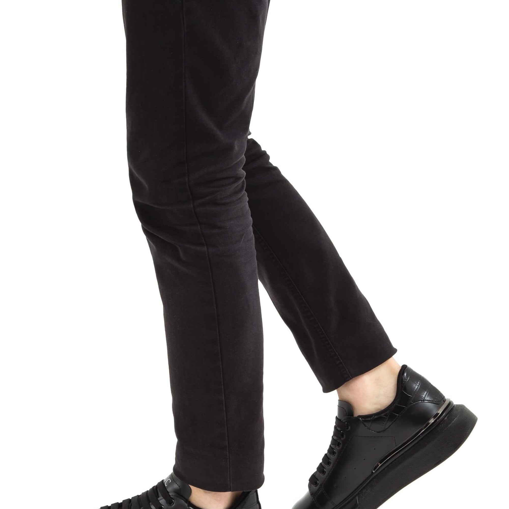 Tamer Tanca Erkek Vegan Siyah Sneakers & Spor Ayakkabı