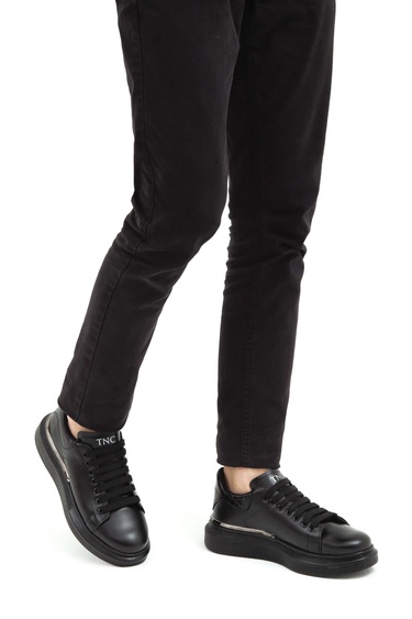  Tamer Tanca Erkek Vegan Siyah Sneakers & Spor Ayakkabı