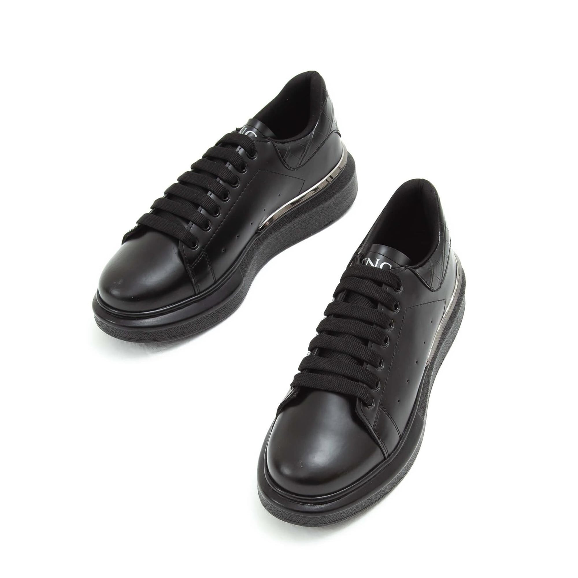 Tamer Tanca Erkek Vegan Siyah Sneakers & Spor Ayakkabı