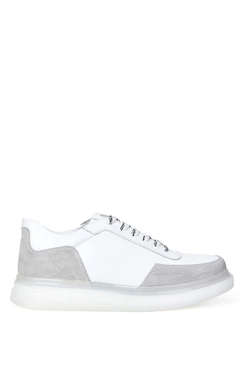  Tamer Tanca Erkek Hakiki Deri Beyaz Sneakers & Spor Ayakkabı