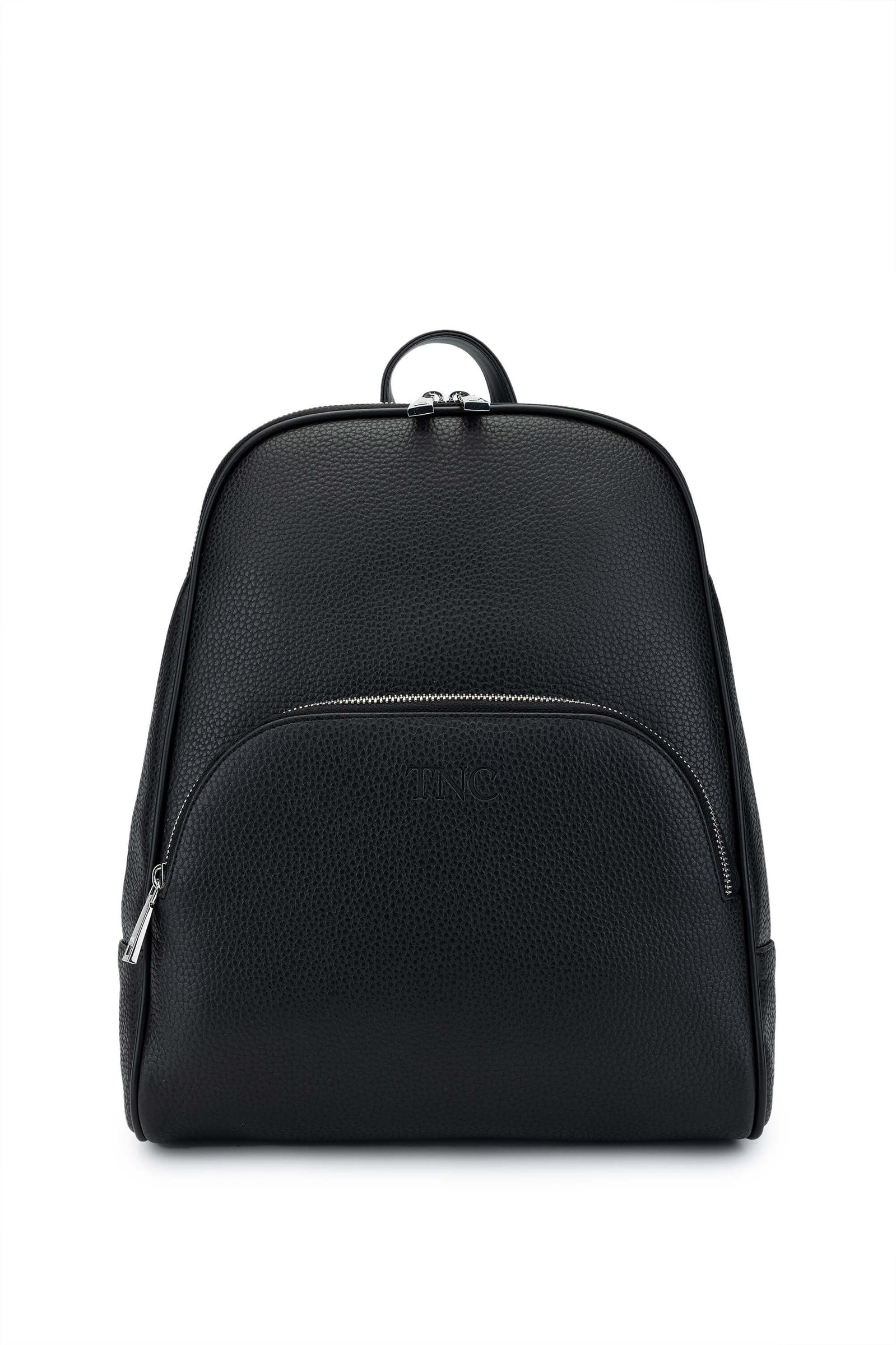  Tamer Tanca Kadın Vegan Siyah Floter Sırt Çantası