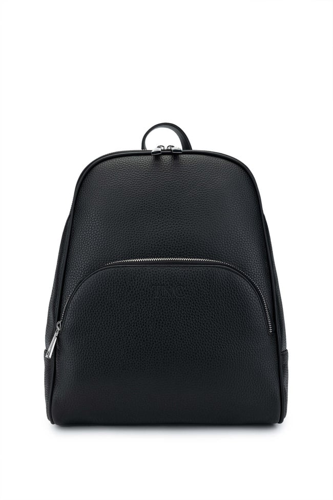  Tamer Tanca Kadın Vegan Siyah Floter Sırt Çantası