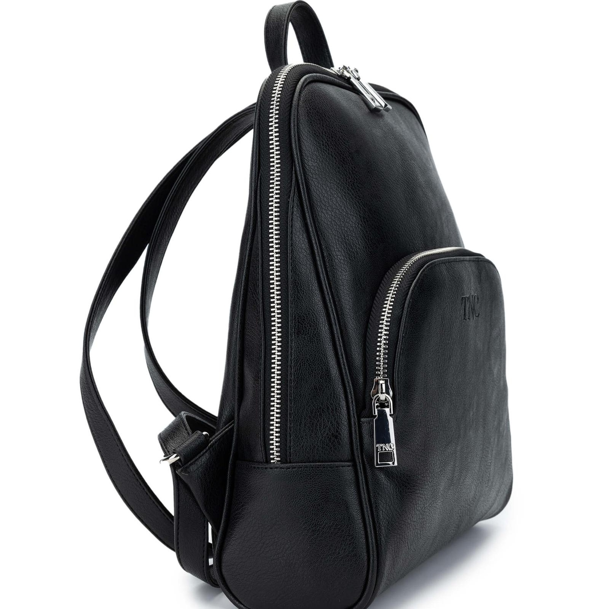 Tamer Tanca Kadın Vegan Siyah Sırt Çantası