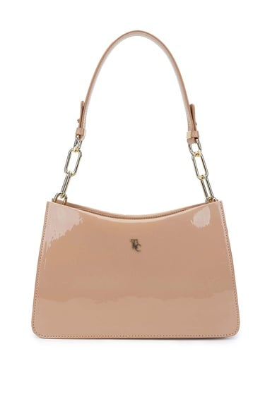  Tamer Tanca Kadın Vegan Bej Omuz Çanta