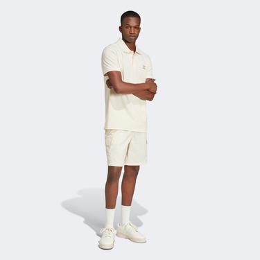  adidas Trefoil Essentials Erkek Beyaz Polo