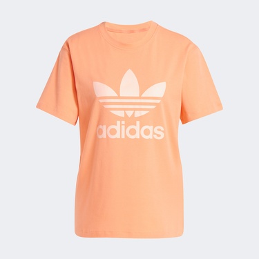  adidas Trefoil Kadın Turuncu T-Shirt