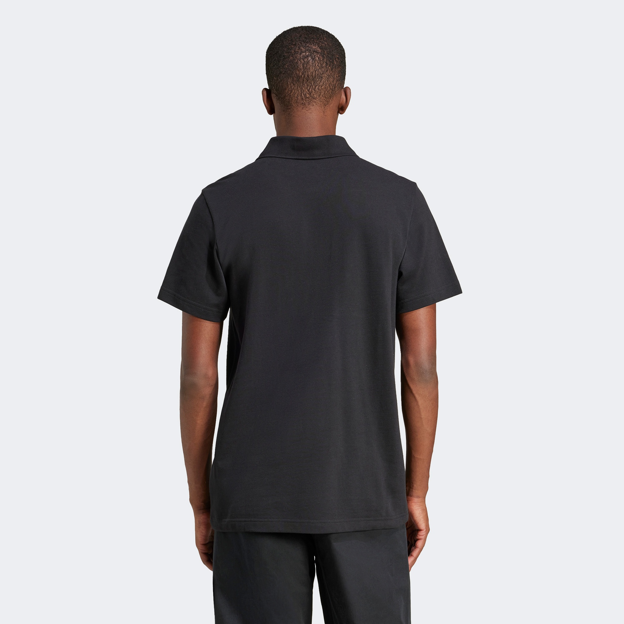 adidas Trefoil Essentials Erkek Siyah Polo