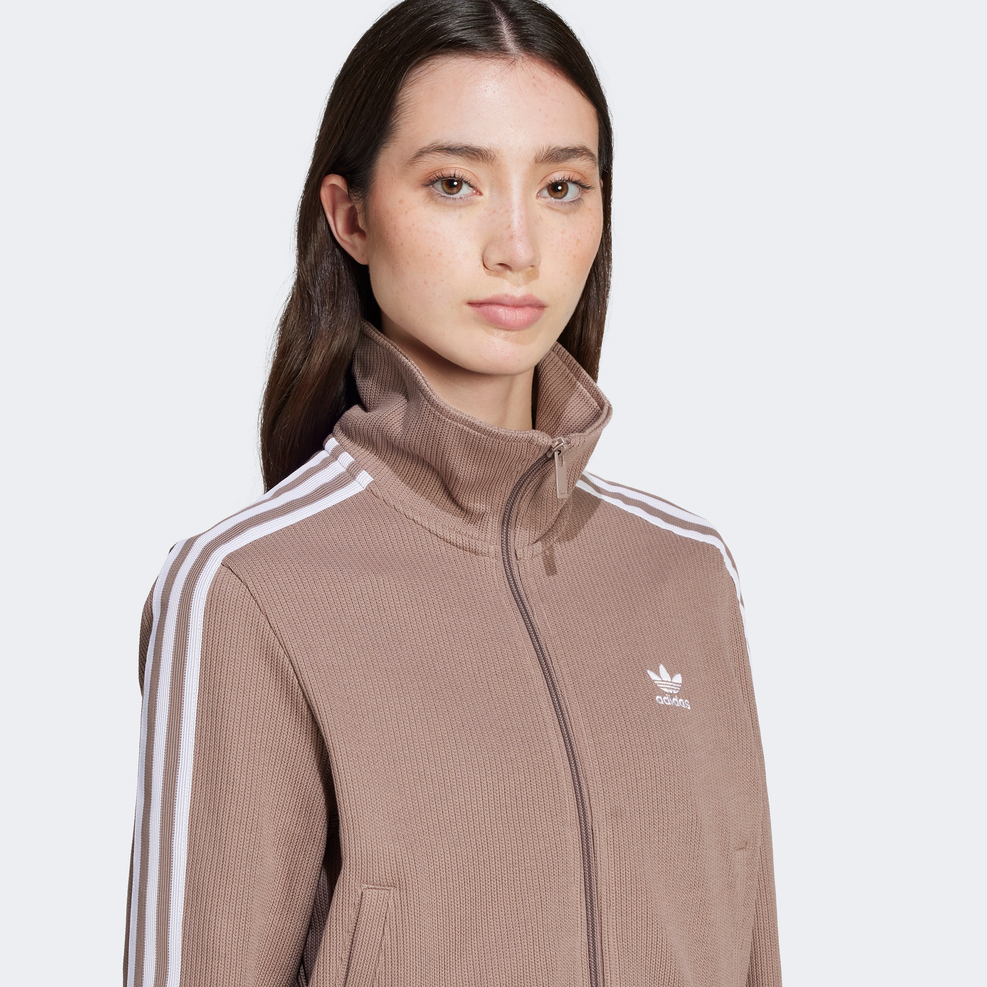 adidas Knitted Top Kadın Kahverengi Eşofman Üstü