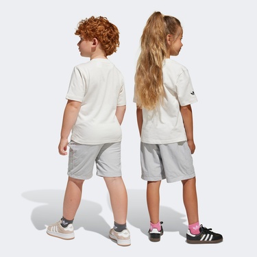  adidas Originals Çocuk Beyaz Şort Takımı