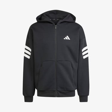  adidas Future Icon 3-Stripes Erkek Siyah Eşofman Üstü