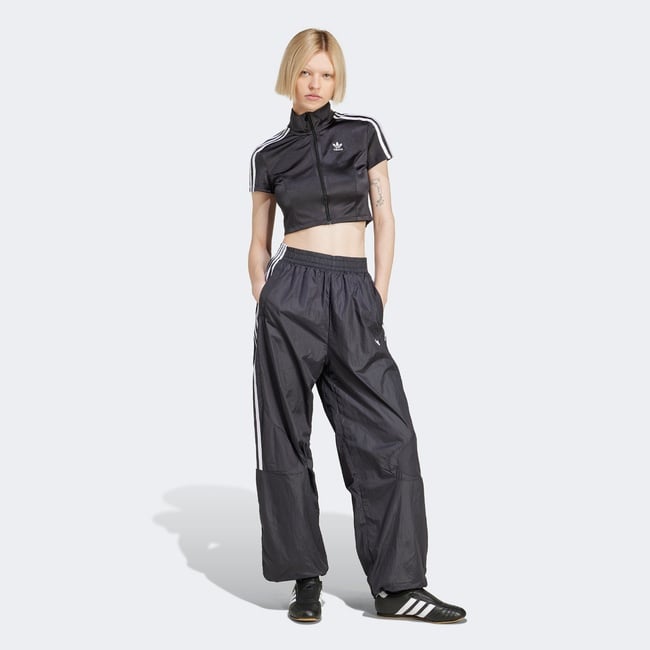  adidas Adicolor Teamgeist Oversized Kadın Siyah Eşofman Altı