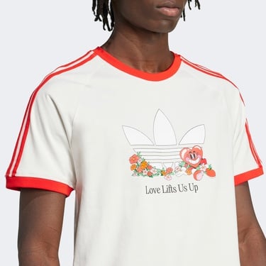  adidas Cali Erkek Beyaz T-Shirt