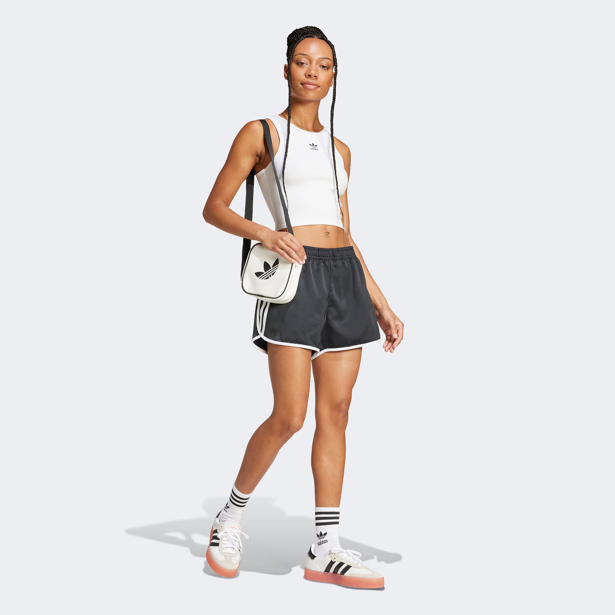  adidas Essentials Rib Kadın Beyaz Kolsuz T-Shirt