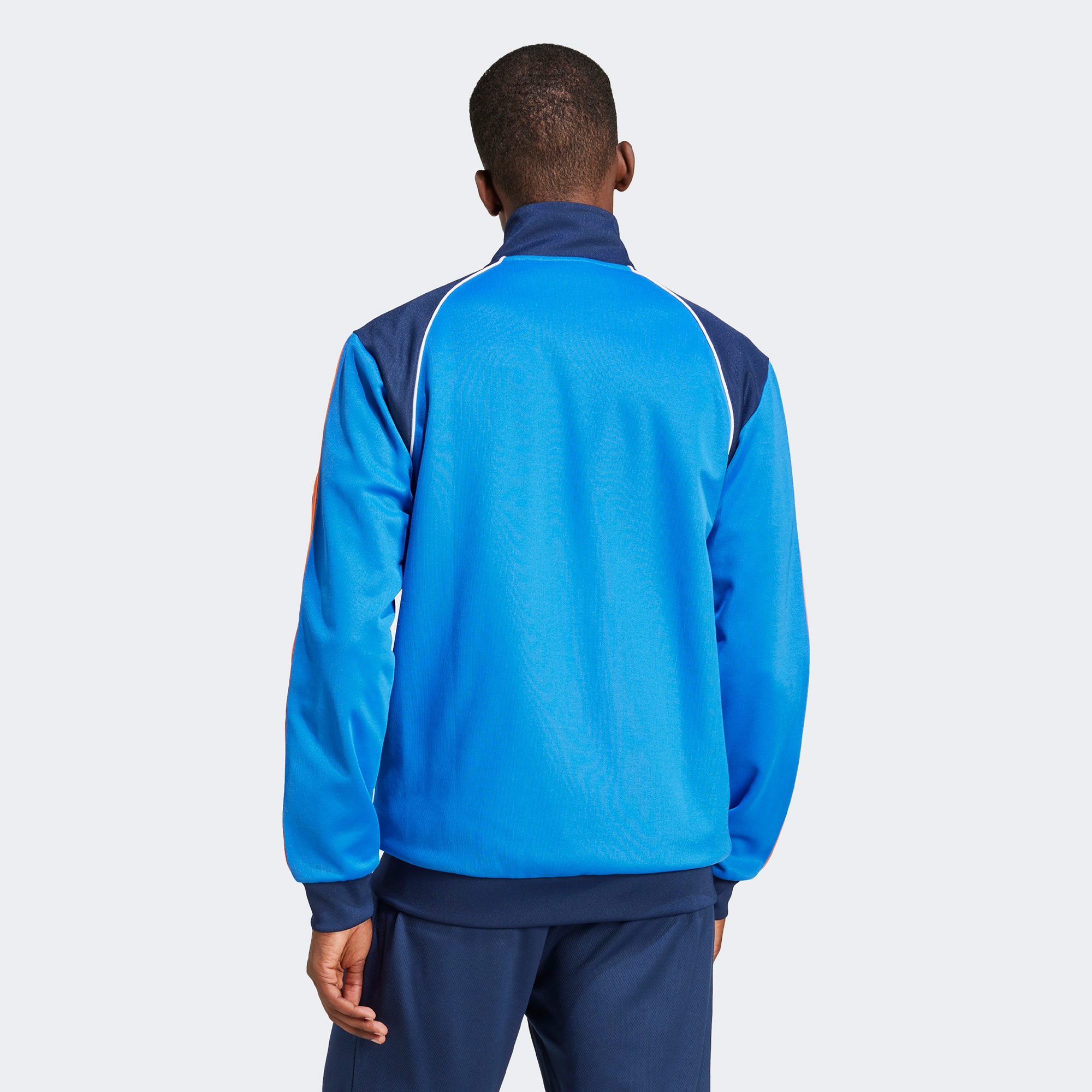 adidas Front Erkek Mavi Eşofman Üstü