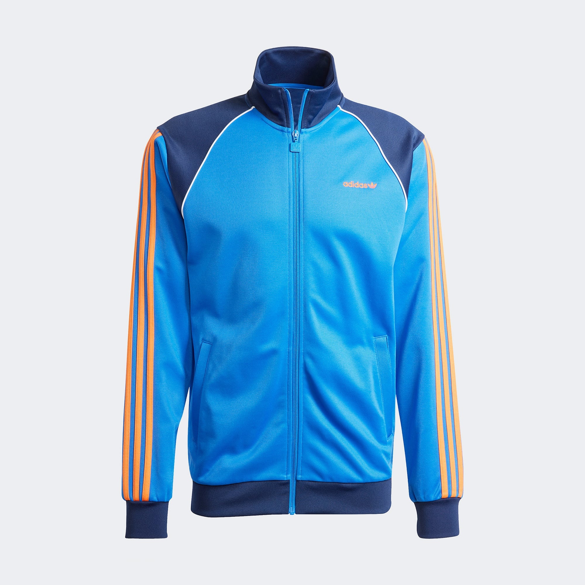 adidas Front Erkek Mavi Eşofman Üstü