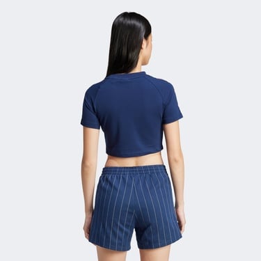  adidas Originals x Liberty London Kadın Mavi T-Shirt