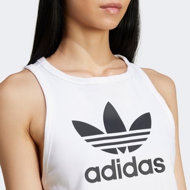  adidas Trefoil Tank Kadın Beyaz Kolsuz T-Shirt