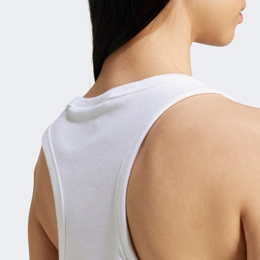  adidas Trefoil Tank Kadın Beyaz Kolsuz T-Shirt