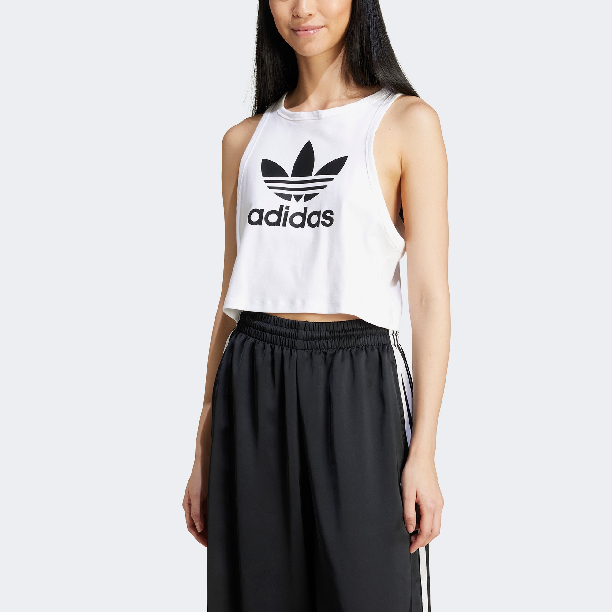adidas Trefoil Tank Kadın Beyaz Kolsuz T-Shirt