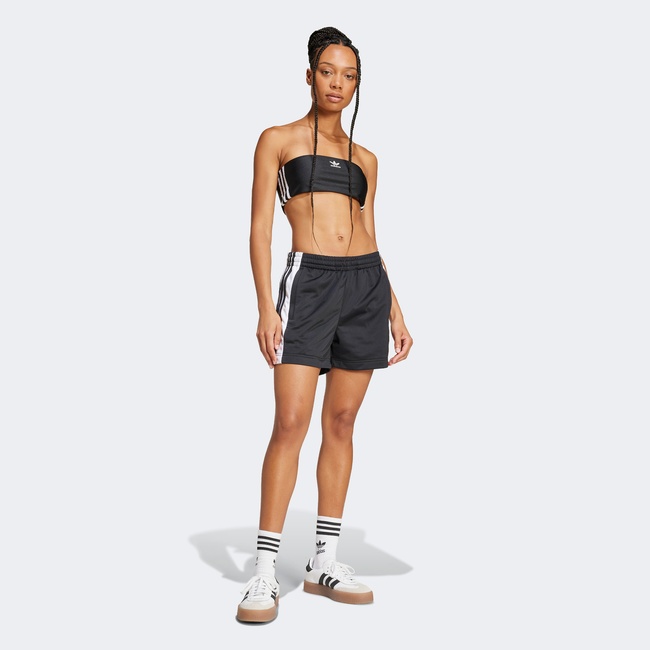  adidas 3-Stripes Tube Top Kadın Siyah Kolsuz T-Shirt