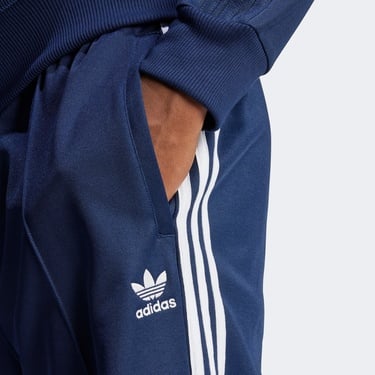  adidas Adicolor Baggy Fit Firebird Erkek Mavi Eşofman Altı