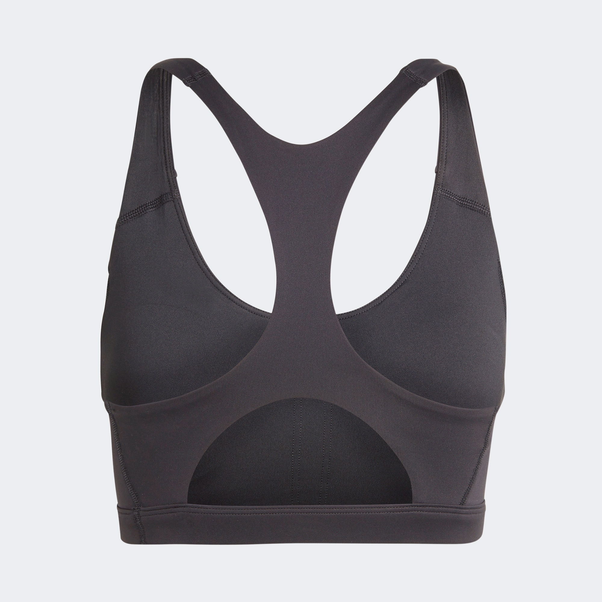 adidas Adizero Essentials Run Medium Support Kadın Siyah Antrenman Bra