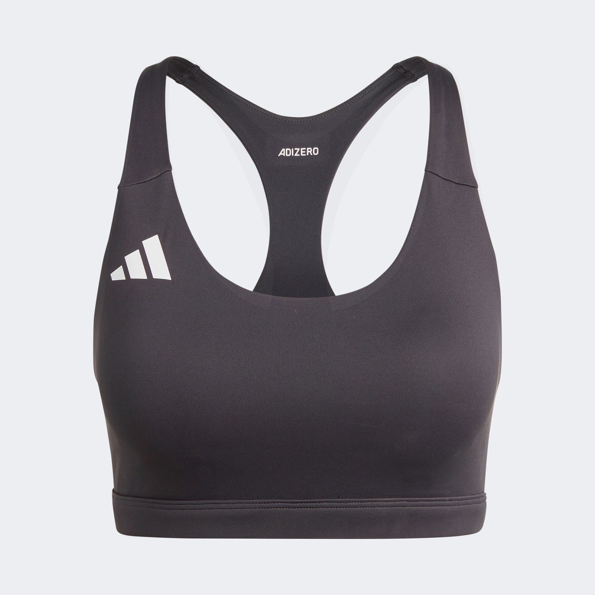 adidas Adizero Essentials Run Medium Support Kadın Siyah Antrenman Bra