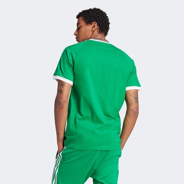  adidas Adicolor Classic 3-Stripes Erkek Yeşil T-Shirt