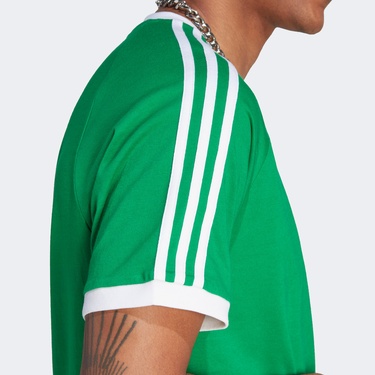  adidas Adicolor Classic 3-Stripes Erkek Yeşil T-Shirt