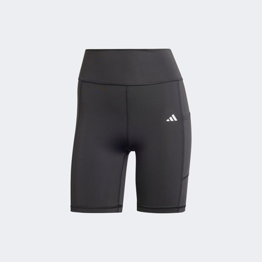  adidas Optime Rib Kadın Siyah Kısa Tayt