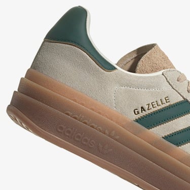  adidas Gazelle Bold Kadın Krem Spor Ayakkabı