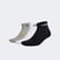 adidas Linear Ankle Cushioned 3'lü Unisex Gri Çorap