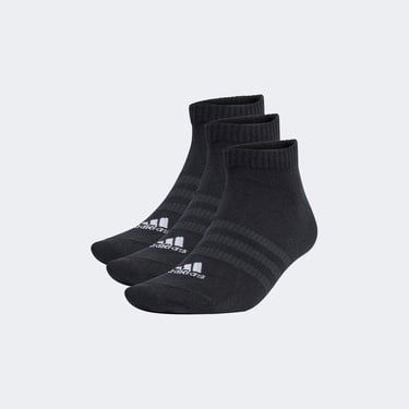  adidas Thin and Light Sportswear Bileksiz 3'lü Unisex Siyah Çorap