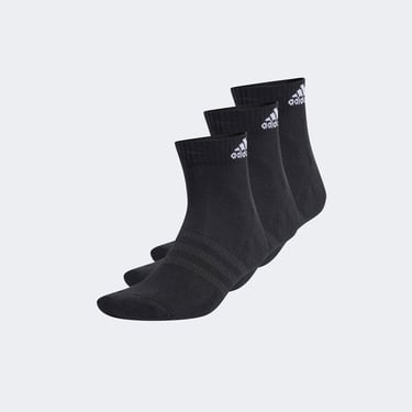  adidas Bilek Boy 3'lü Unisex Siyah Çorap