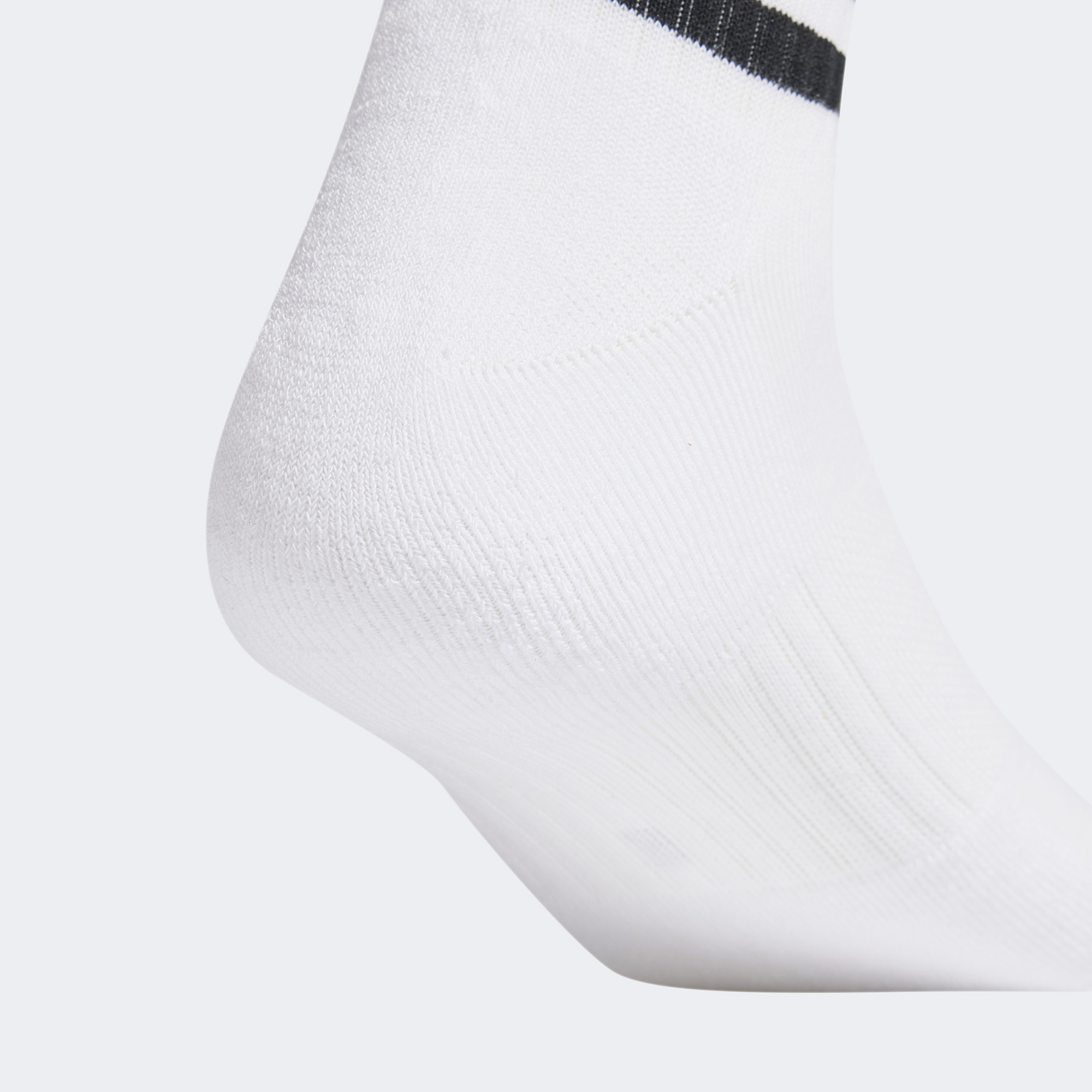 adidas Stripes Cushioned Sportswear Bilek Boy 3' lü Unisex Beyaz Çorap