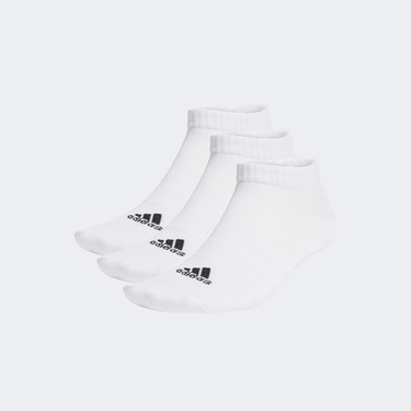  adidas Thin and Light Sportswear Bileksiz 3' lü Unisex Beyaz Çorap