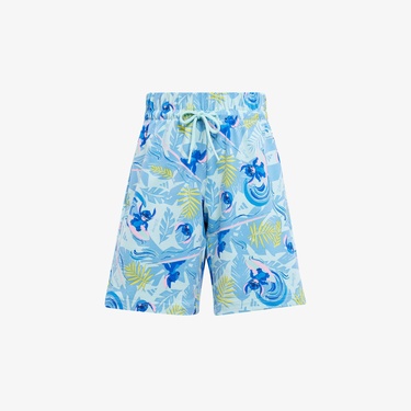  adidas Disney Lilo&Stich Çocuk Beyaz/Mavi Şort Takımı
