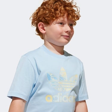  adidas Originals Çocuk Mavi Şort Takım