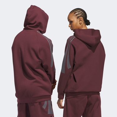  adidas Basketball Spacer Unisex Bordo Sweatshirt