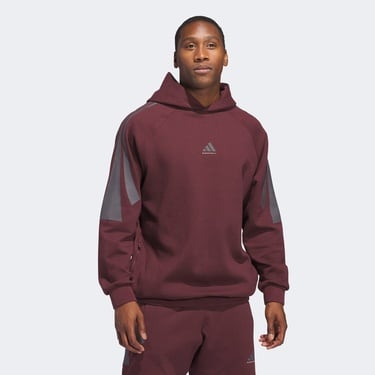  adidas Basketball Spacer Unisex Bordo Sweatshirt