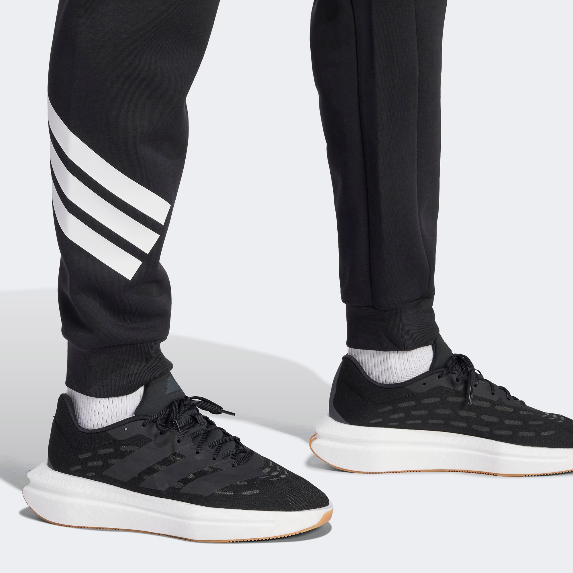 adidas Future Icon 3-Stripes Erkek Siyah Eşofman Altı