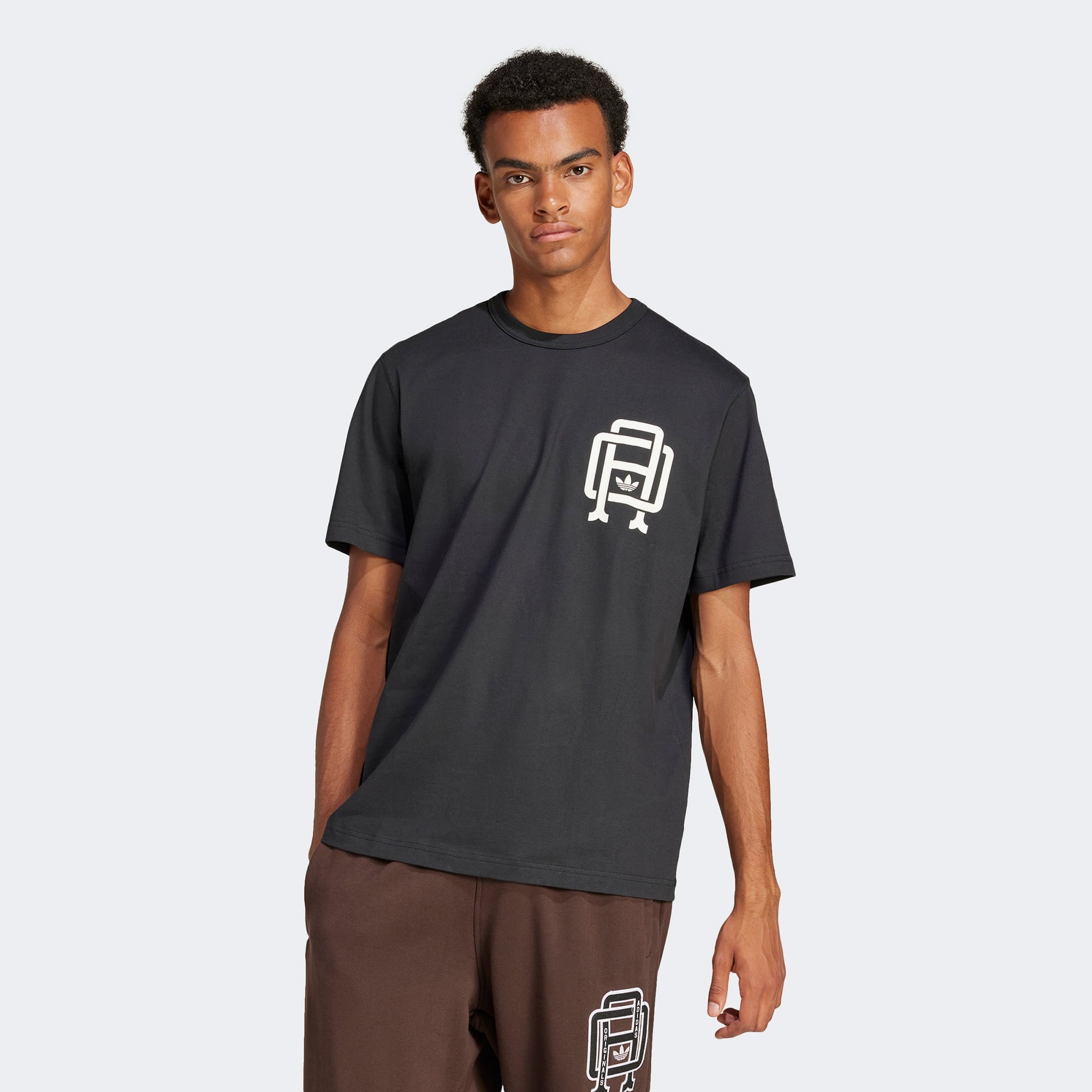 adidas Q12 Varsity Erkek Siyah T-Shirt