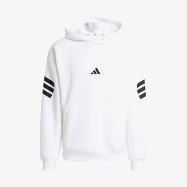  adidas Future Icon 3-Stripes Erkek Beyaz Sweatshirt