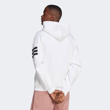  adidas Future Icon 3-Stripes Erkek Beyaz Sweatshirt